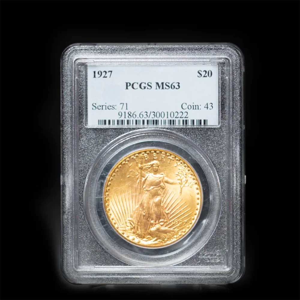$20 U.S. Gold Saint NGC63 - Image 3