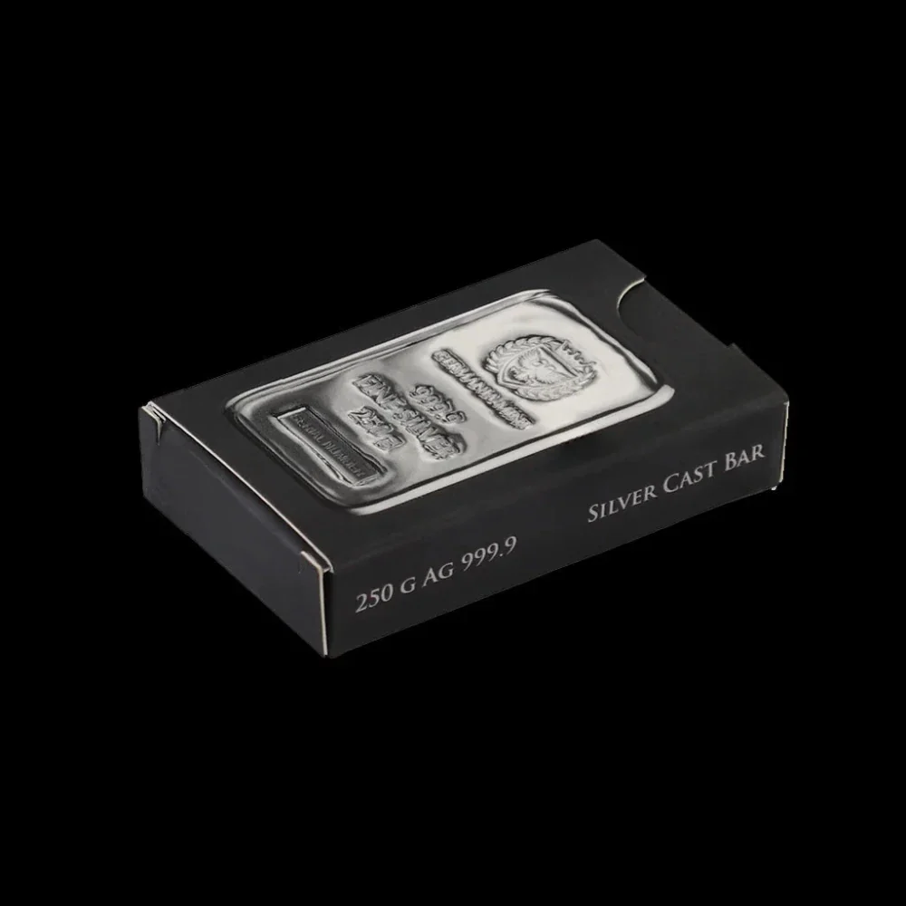 Germania Mint 250 Gram Cast Silver Bar (.999 Hand-Poured) - Image 3