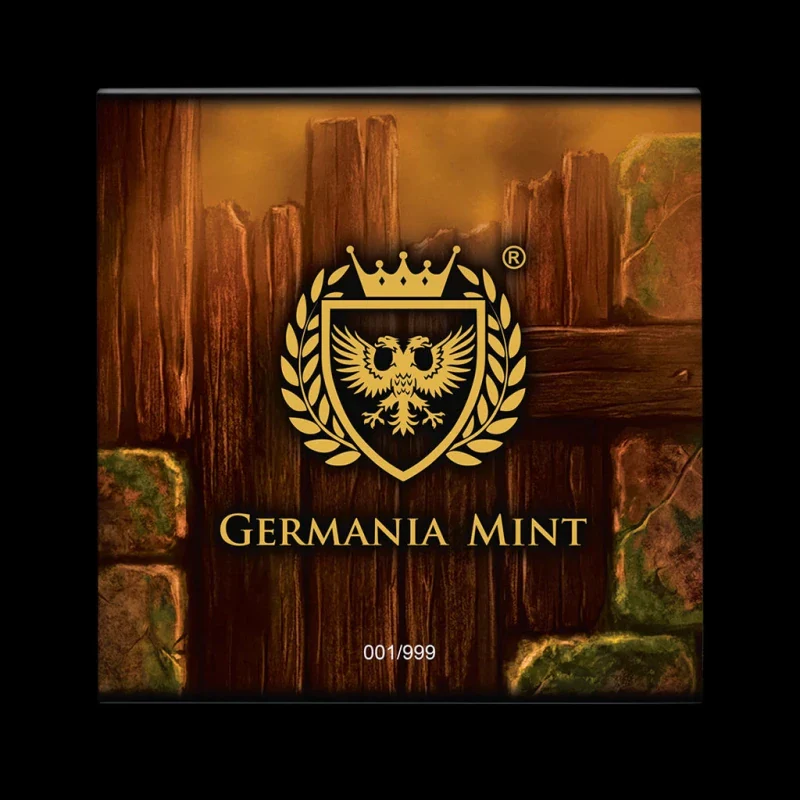 2026 Germania Mint Bödvar Saga: Loss – Vengeful 1 oz Silver (BU) - Image 4