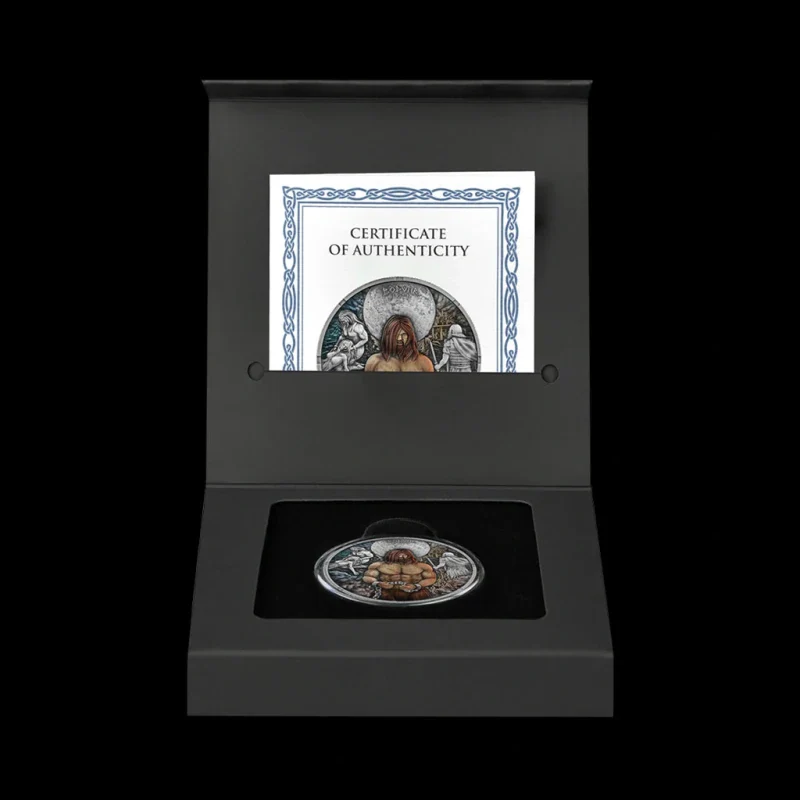 2026 Germania Mint Bödvar Saga: Loss – Vengeful 1 oz Silver (BU) - Image 5