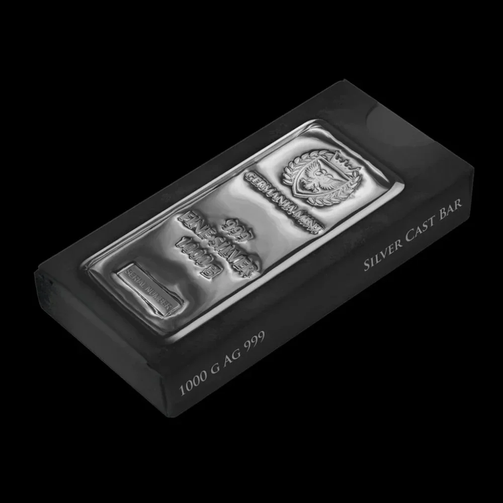 Germania Mint 1 Kilo Cast Silver Bar (32.15 oz, .999) - Image 3